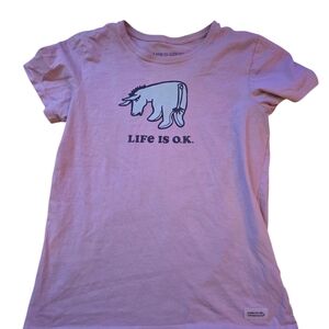 Life Is Good Women's Purple Crusher-Lite Tee